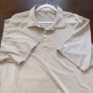Peter Millar Men's Gray Polo Shirt